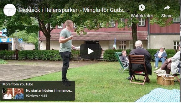 Picknick i Helensparken – Mingla för Guds skull