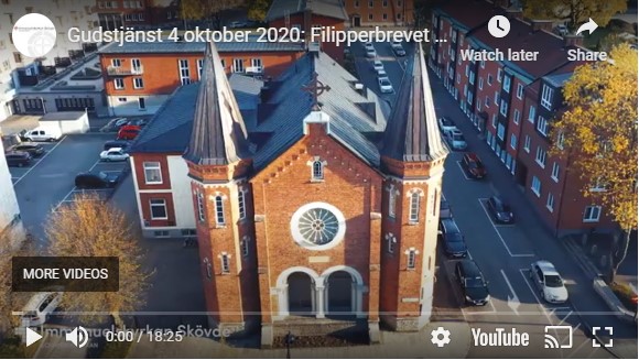 Gudstjänst 4 oktober 2020: Filipperbrevet – Varför är Paulus så glad?